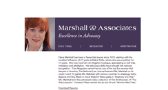 Desktop Screenshot of marshalllewisllp.com