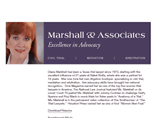 Tablet Screenshot of marshalllewisllp.com